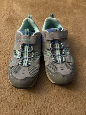 Merrell Kids' Gray & Teal Athletic Sneakers